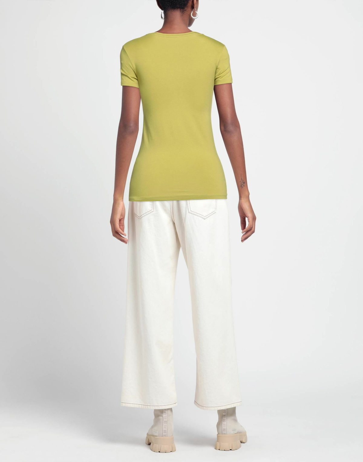Majestic Filatures Womens T-shirt Lime in Green