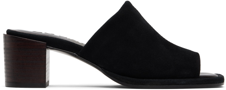 Photo: BY FAR Black Francisco Heeled Sandals