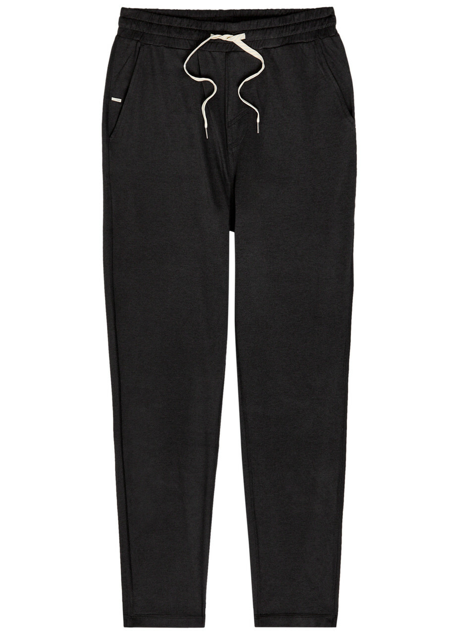 Vuori Ponto Performance 30 Stretch-jersey Sweatpants Black