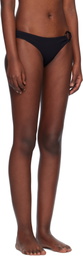 Matteau Black Ring Bikini Bottom