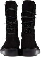 Ann Demeulemeester Black Victor Lace-Up Boots