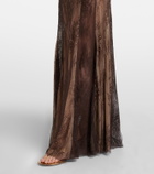 Bananhot Nori lace maxi dress