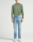 Massimo Alba Mens Shirt in Sage green