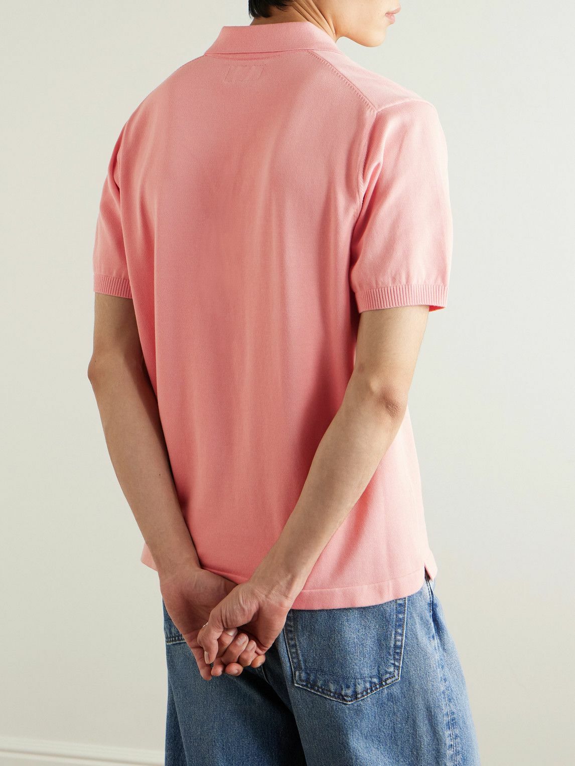 Beams Plus - Cotton Polo Shirt - Pink