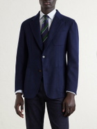 Dunhill - Mohair and Silk-Blend Blazer - Blue