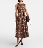 'S Max Mara Martina polka-dot silk midi dress