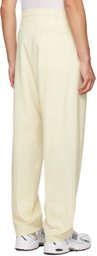 LU'U DAN SSENSE Exclusive Off-White Tailored Trousers