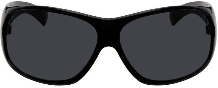Photo: HANREJ Black Rectangular Sunglasses