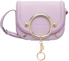 See by Chloé Purple Mara Small Crossbody Bag