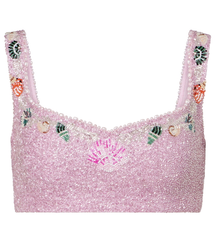 Photo: Clio Peppiatt Marina embellished crop top