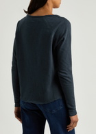 American Vintage Sonoma Slubbed Cotton top Navy