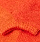 Mr P. - Cotton-Blend No-Show Socks - Orange