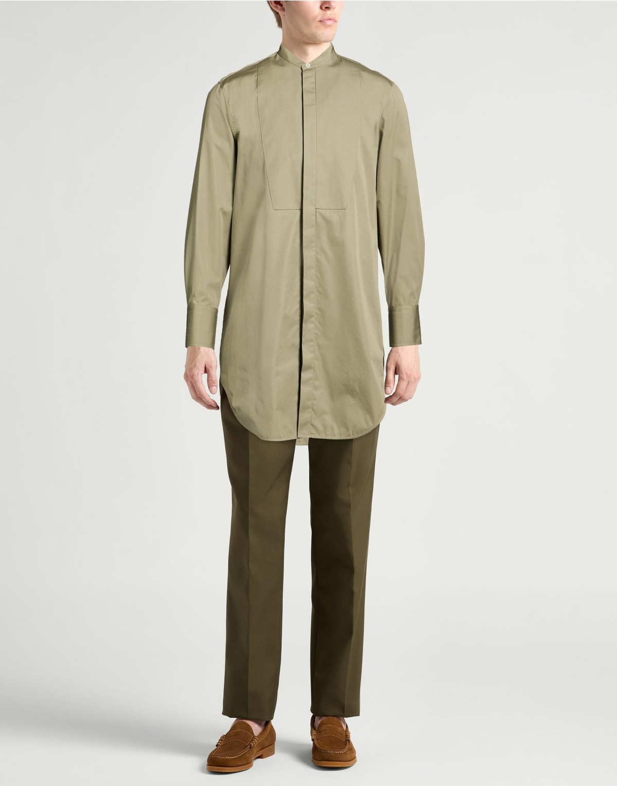 Jil Sander Mens Shirt in Sage green