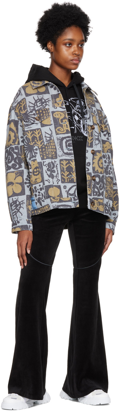 MCQ Blue Printed Jacket