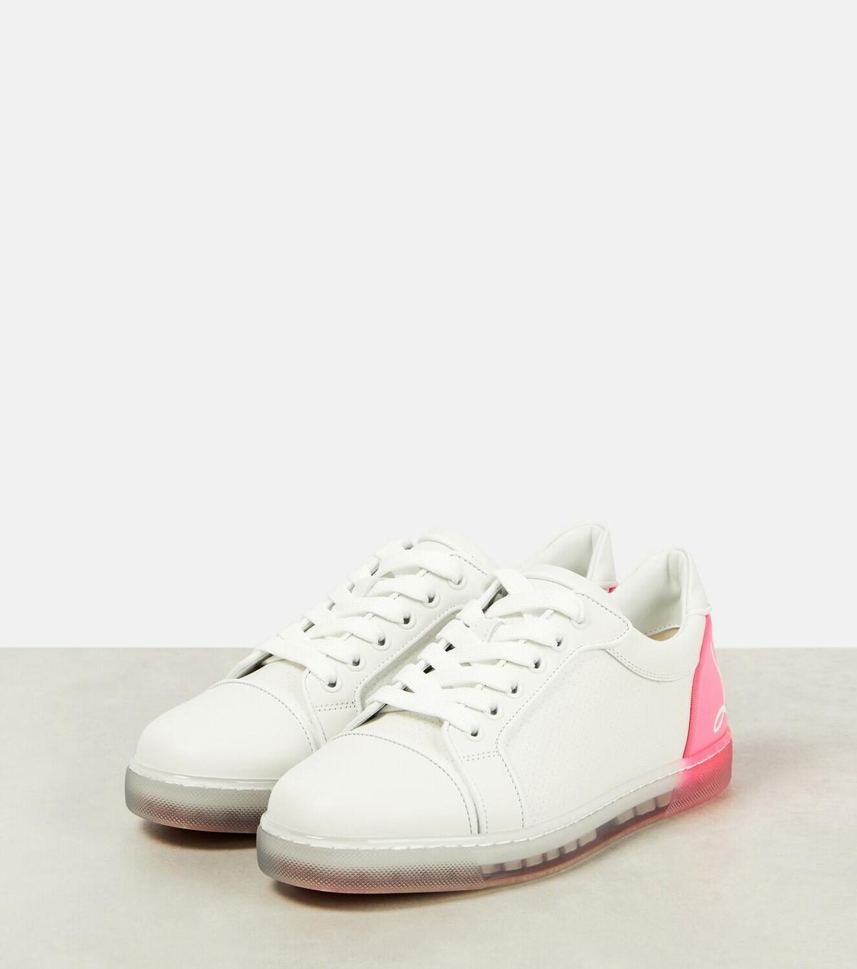 Christian Louboutin Fun Vieira Leather Sneakers