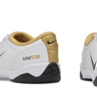 Nike T90 SP Sneaker in White/Black/Gold