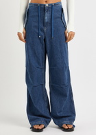 Dion Lee Parachute Wide-leg Jeans Blue