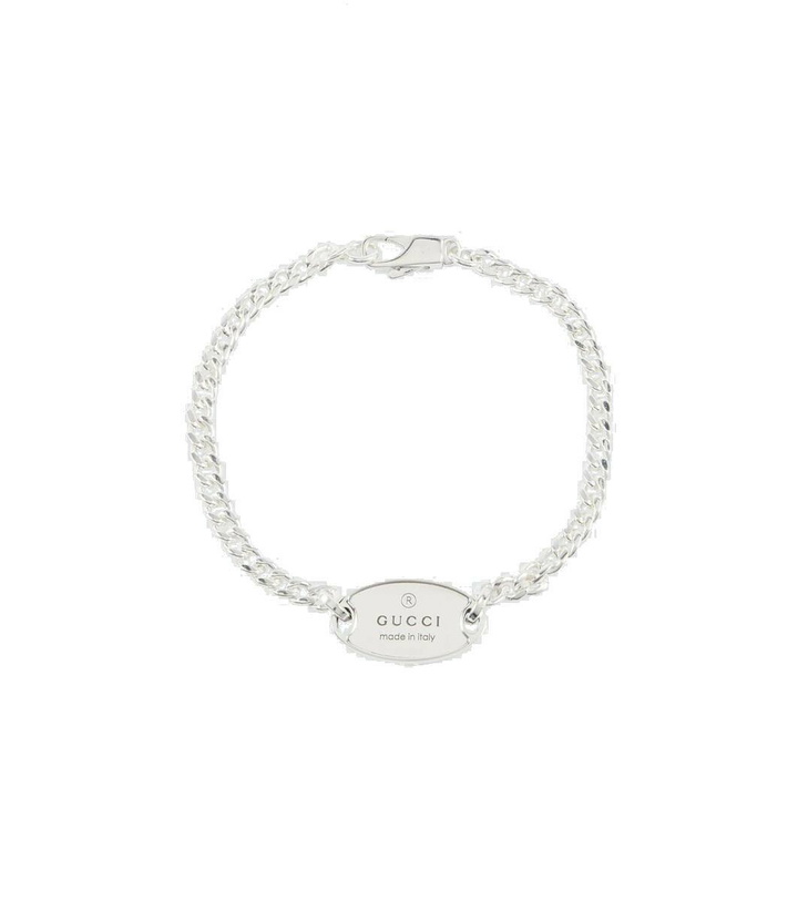 Photo: Gucci Trademark sterling silver chain bracelet