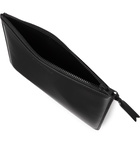 Comme des Garçons - Logo-Debossed Leather Pouch - Black