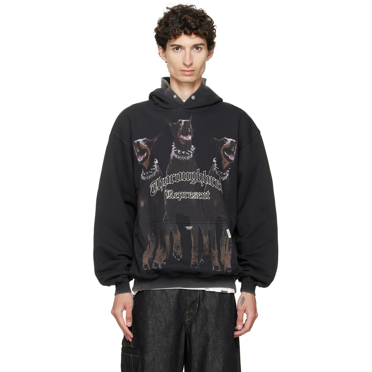 Represent Black Thoroughbred Hoodie