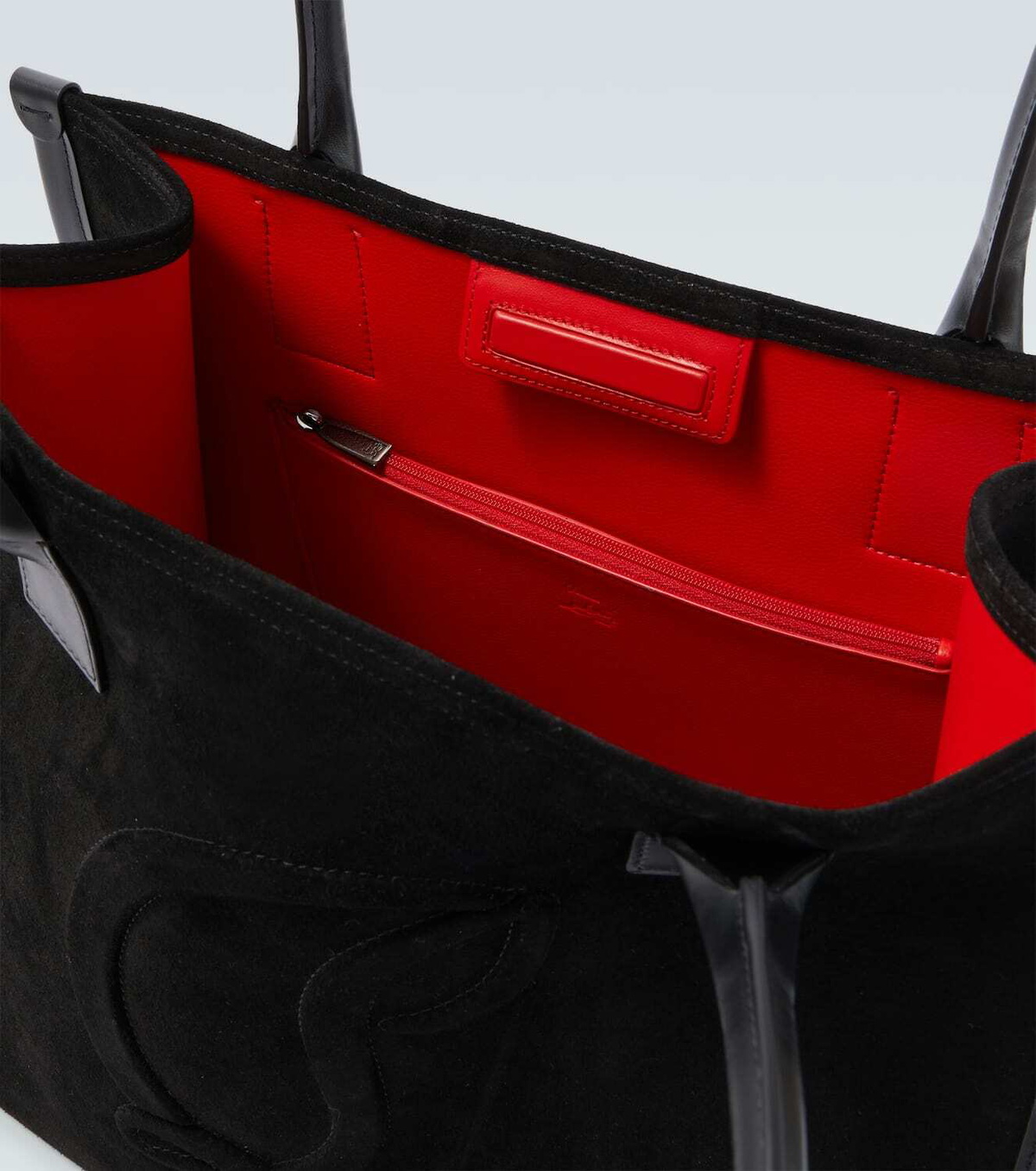 Christian Louboutin By My Side suede tote bag