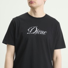 Dime Men's Cursive Smashed T-Shirt in Black