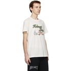 Helmut Lang Beige Saintwoods Edition HL Taxi T-Shirt