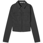 Wood Wood Women's Ana Cargo Shirt in Black