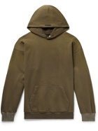 FEAR OF GOD - The Vintage Fleece-Back Cotton-Jersey Hoodie - Brown - M
