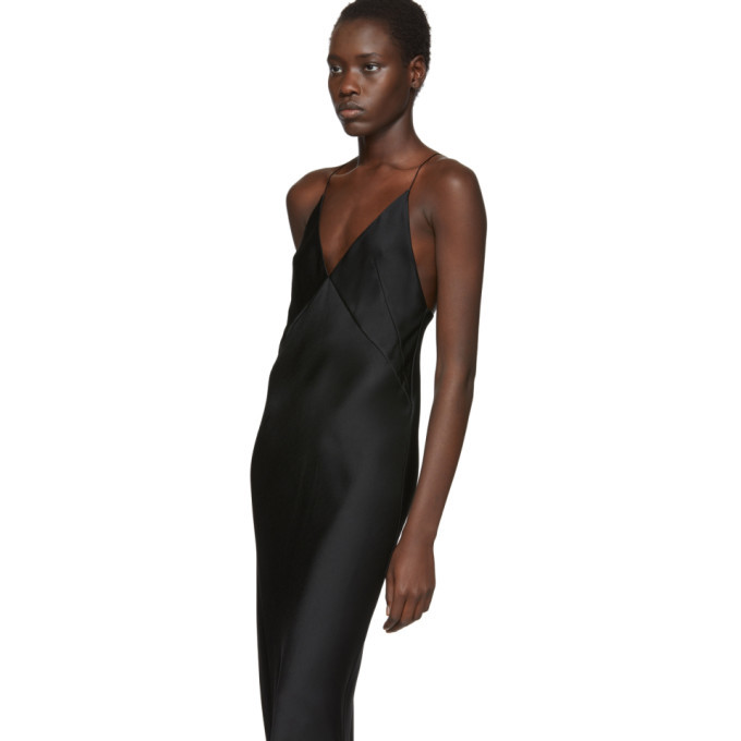 Haider Ackermann Black Camisole Kuiper Matt Dress Haider Ackermann