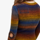 Aries Women's Boucle Space Holey Knit Dress in Multi