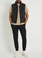 Stone Island Seamless Tunnel Padded Shell Gilet Black