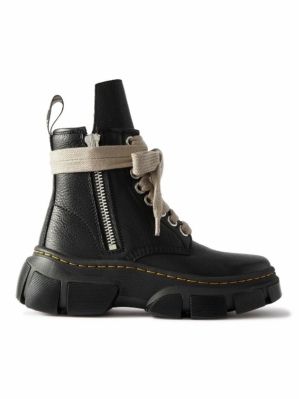 Photo: Rick Owens - Dr.Martens Jumbo Leather Boots - Black