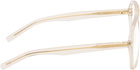 Saint Laurent Beige SL 545 Corner Angle Optical Frame Glasses