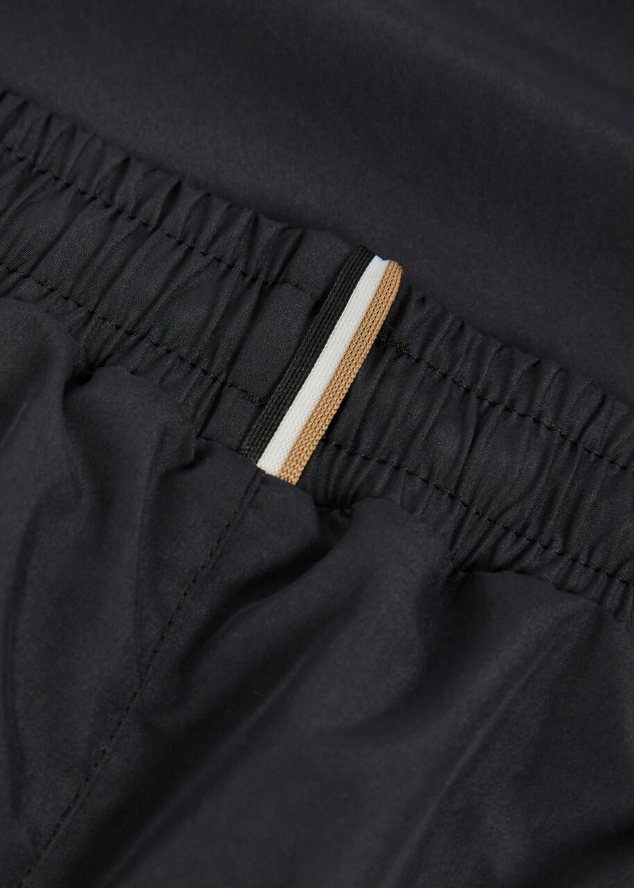 Boss Swordfish Logo Shell Swim Shorts Black
