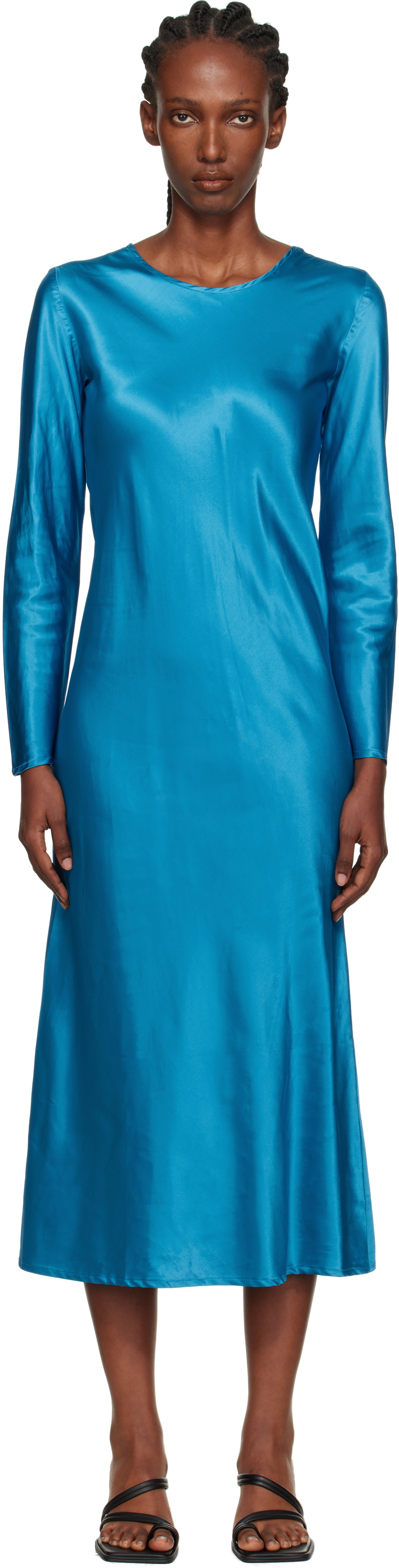 Baserange Blue Dydine Maxi Dress