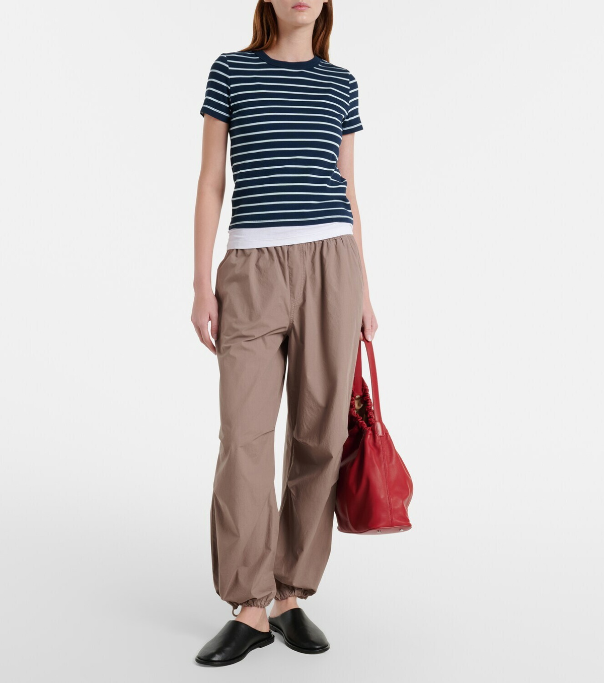 Velvet Brooks cotton twill balloon pants