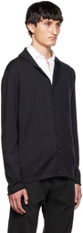 Massimo Alba Black Scoop2 Cardigan