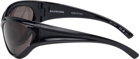 Balenciaga Black Dynamo Round Sunglasses