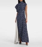 Proenza Schouler Devyn floral draped maxi dress