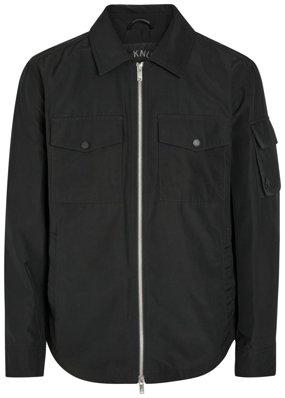 Moose Knuckles Charlesbourg Shell Overshirt Black