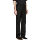 Lemaire Black Wool Felt Trousers