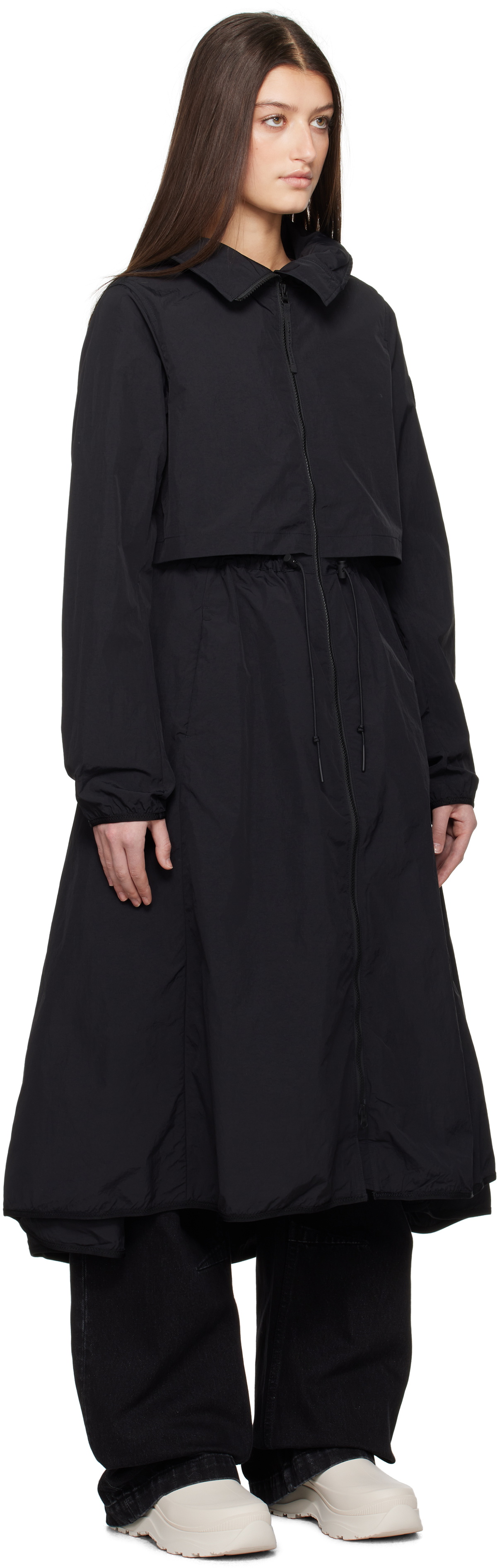 Canada Goose Black 'Black Label' Sinclair Long Coat