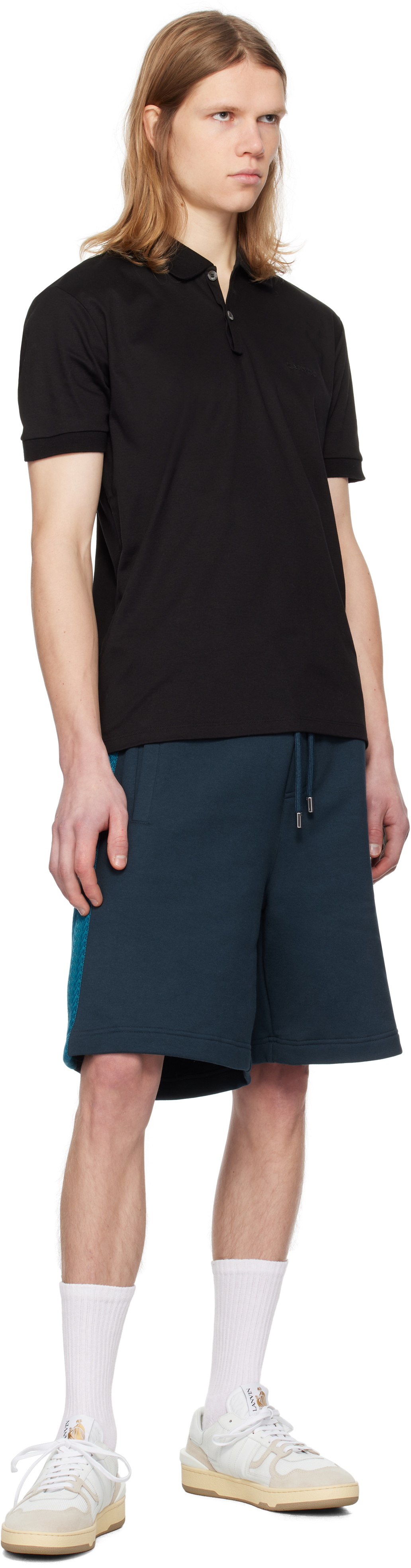 Lanvin Blue Curb Side Shorts