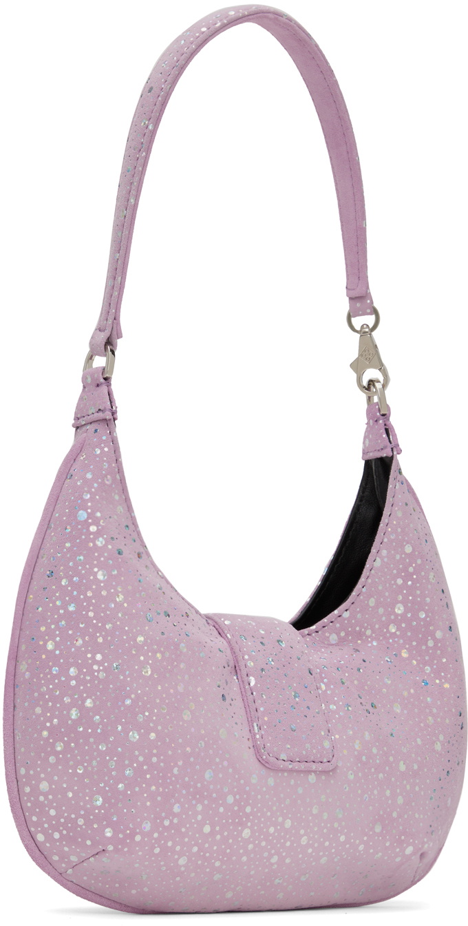 Les Petits Joueurs Purple Cindy Baguette Bag