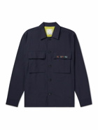 Pop Trading Company - Paul Smith Embroidered Shell Overshirt - Blue