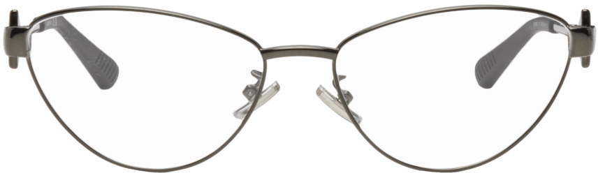 Bottega Veneta Gunmetal Cat Eye Glasses Bottega Veneta 1701