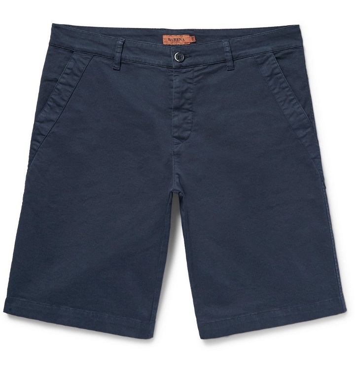 Photo: Barena - Stretch-Cotton Twill Shorts - Men - Navy