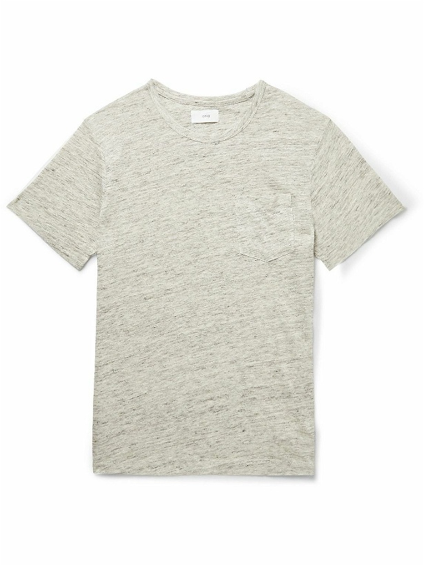 Photo: Onia - Linen T-Shirt - Gray