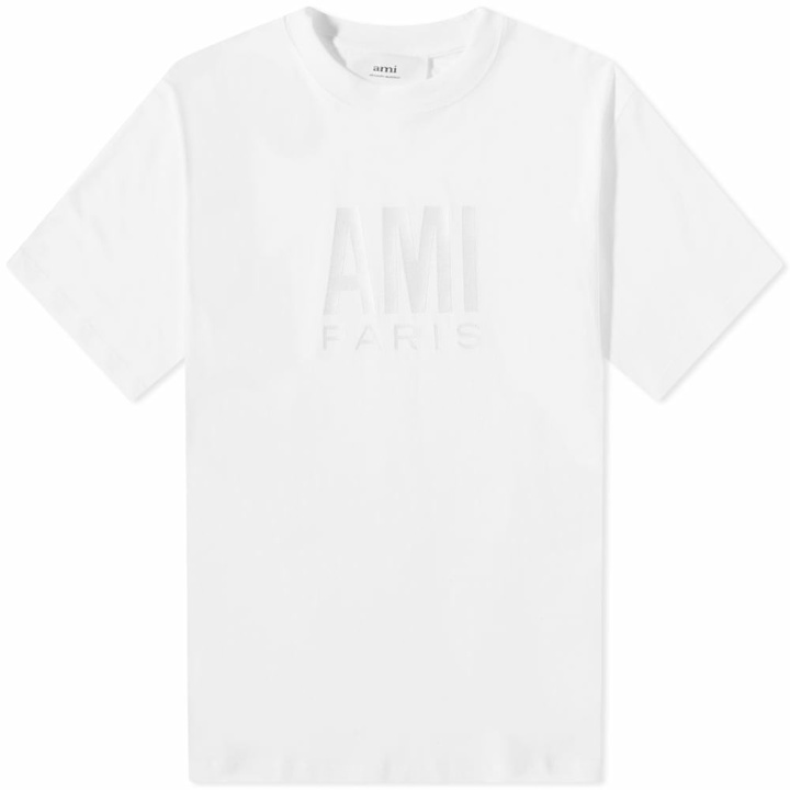 Photo: AMI Men's Paris Oversized T-Shirt in White